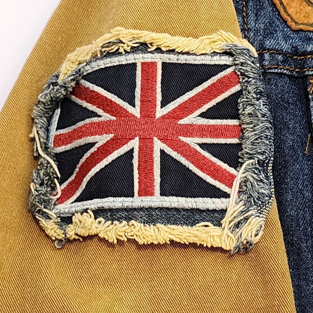 V Six Jeans Denim Patch Jacket - Picture 7 of 10